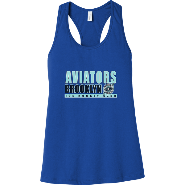 Brooklyn Aviators Womens Jersey Racerback Tank