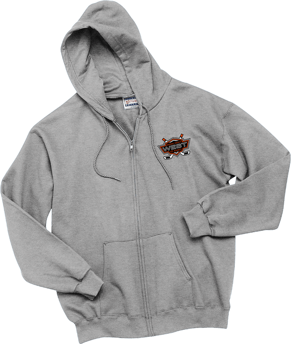 Orange County West Ultimate Cotton - Full-Zip Hooded Sweatshirt