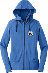 Aspen Aviators New Era Ladies Tri-Blend Fleece Full-Zip Hoodie