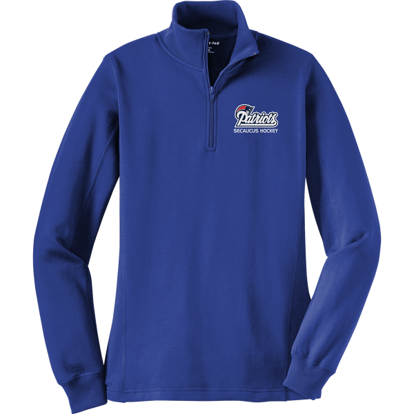 Secaucus Patriots Ladies 1/4-Zip Sweatshirt