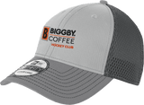 Biggby Coffee Hockey Club New Era Stretch Mesh Contrast Stitch Cap