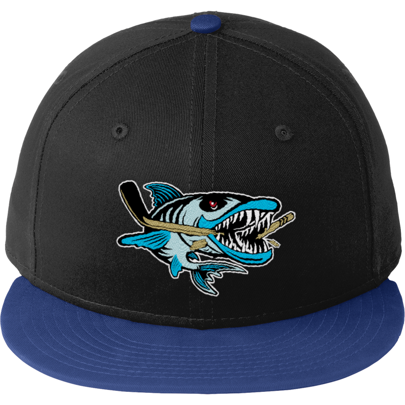 Boca Barracudas New Era Flat Bill Snapback Cap