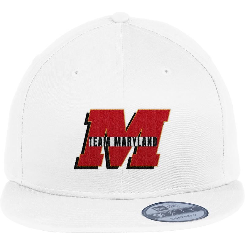 Team Maryland New Era Flat Bill Snapback Cap