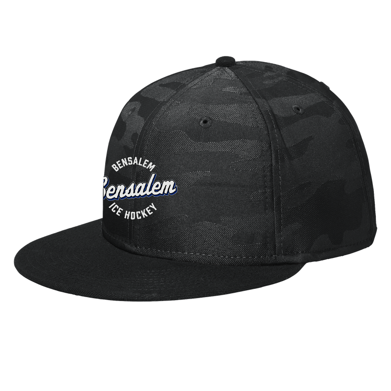 Bensalem New Era Camo Flat Bill Snapback Cap