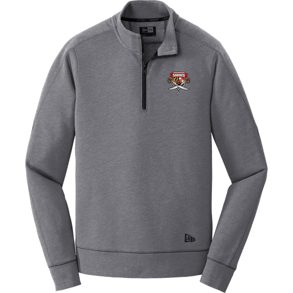 SOMD Sabres New Era Tri-Blend Fleece 1/4-Zip Pullover