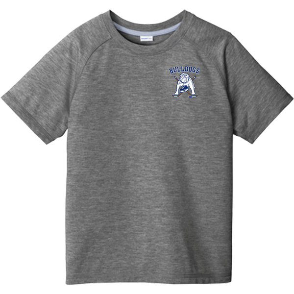 Chicago Bulldogs Youth PosiCharge Tri-Blend Wicking Raglan Tee